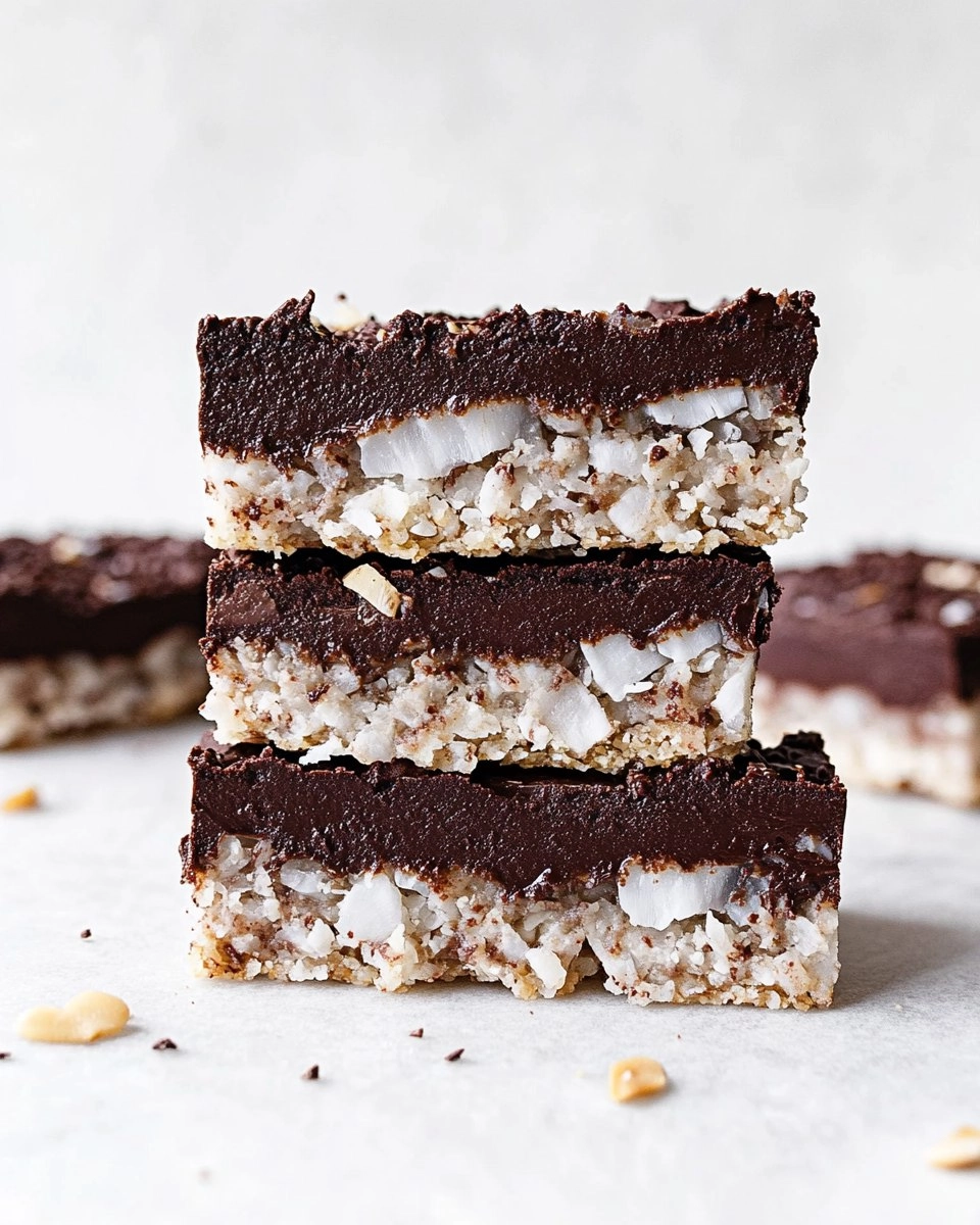 Valentine’s Day  Coconut-Chocolate Keto Bars