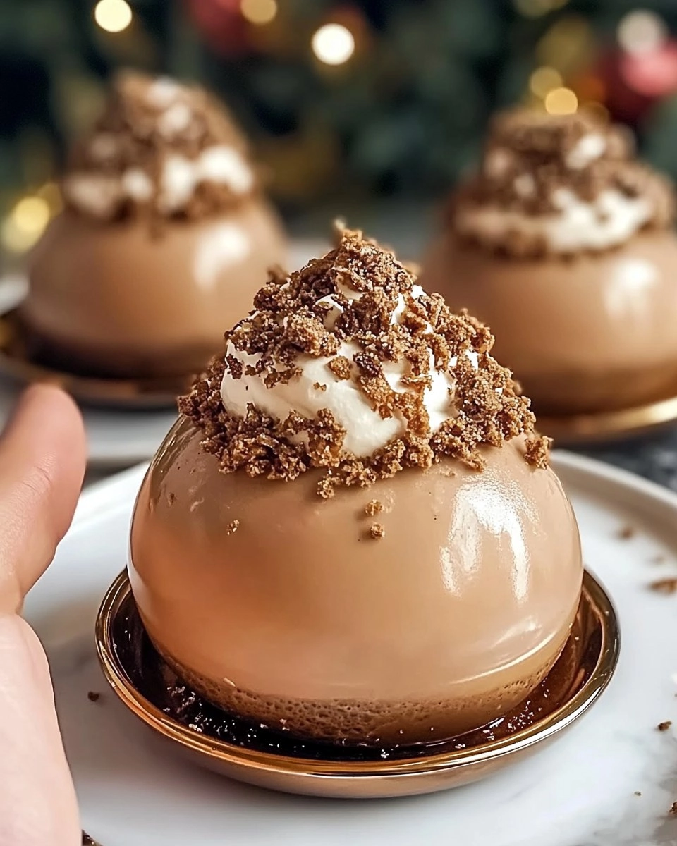 Valentine’s Day Decadent Gingerbread Latte Mousse Domes 100 Valentine’s Day Decadent Gingerbread Latte Mousse Domes