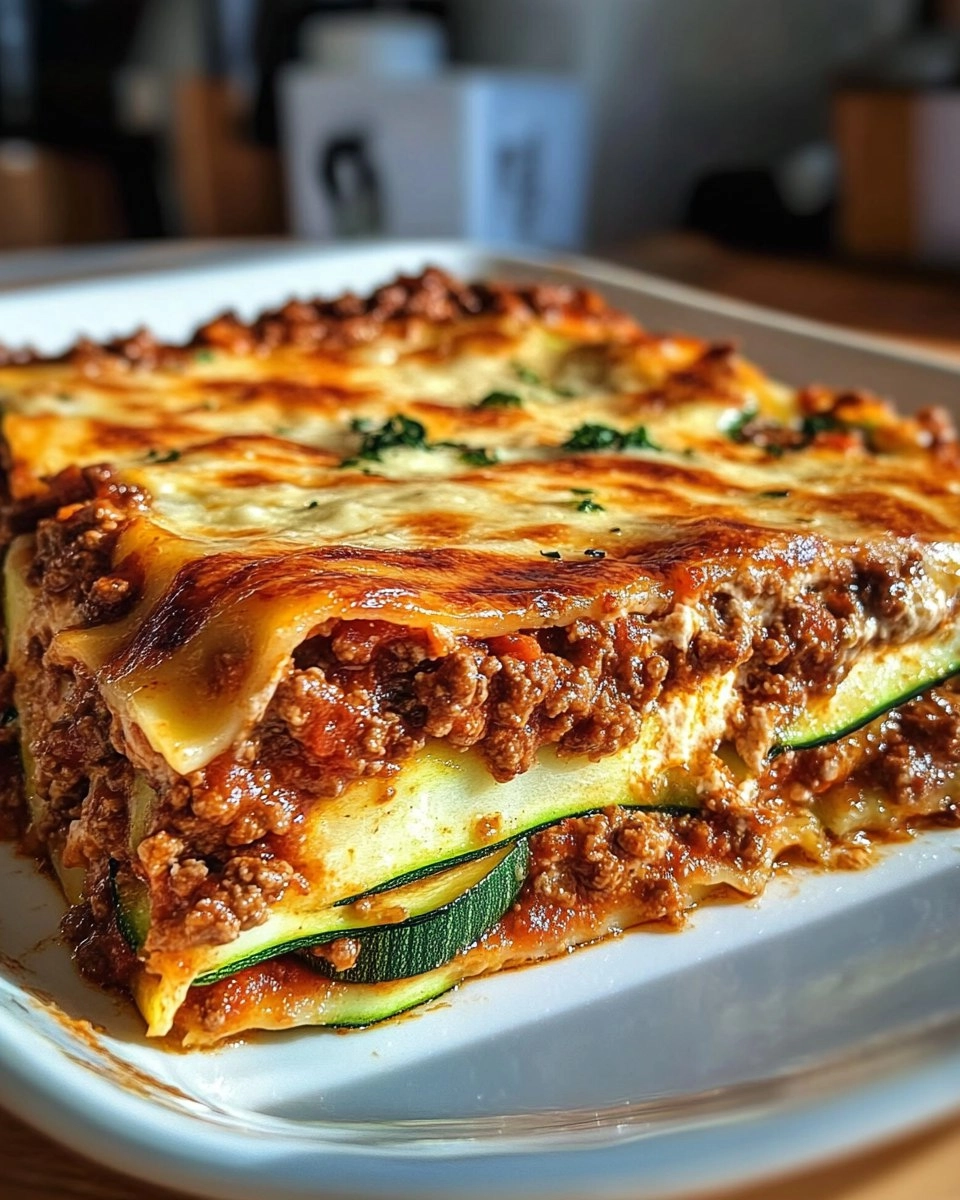 Zucchini Lasagna Bolognese