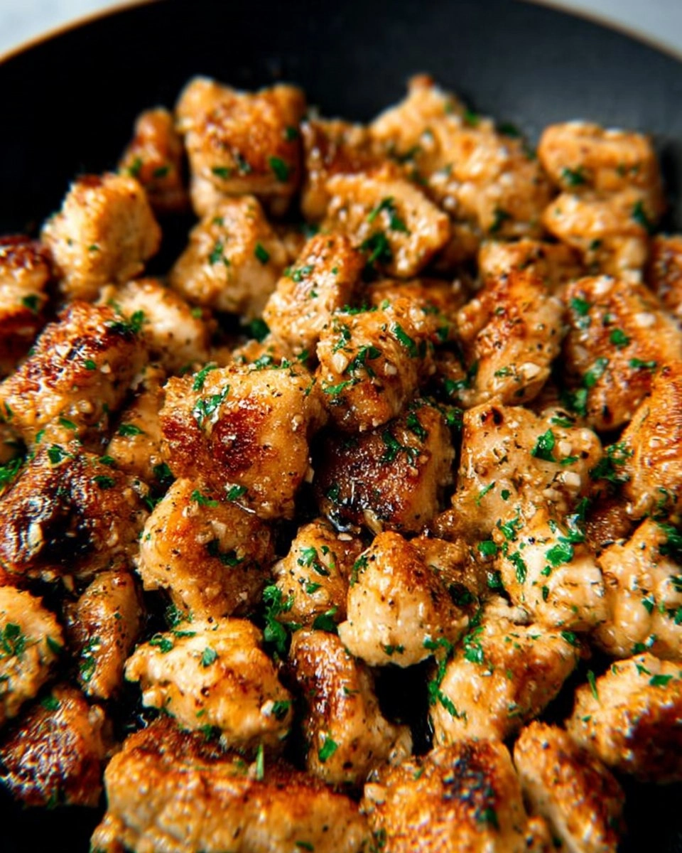 15-Minute Garlic Butter Chicken Bites | Easy One-Pan Recipe