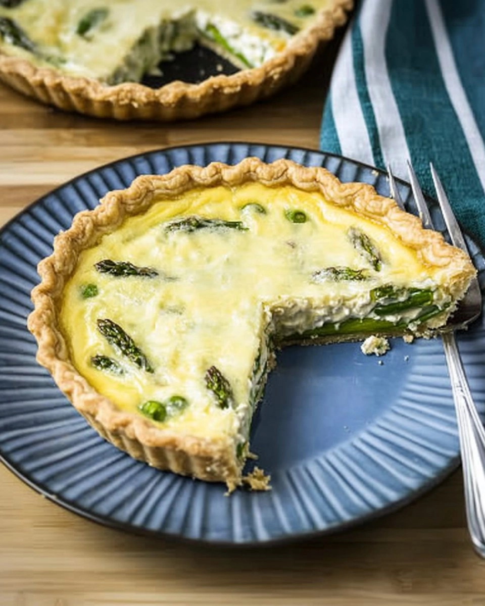Asparagus and Gruyere Quiche | Easy Spring Breakfast
