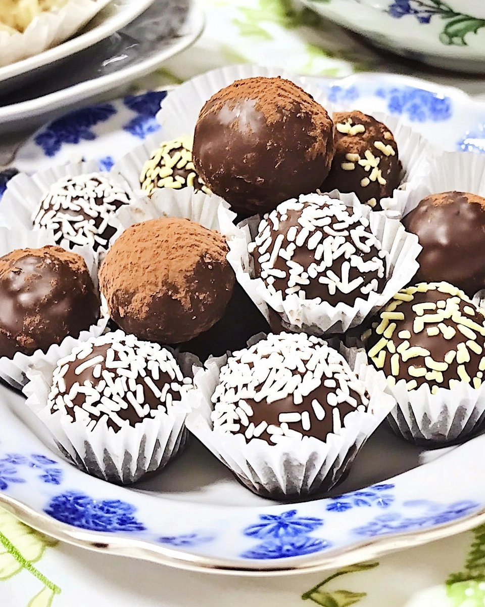 Baileys Chocolate Truffles (No-Bake Irish Cream Treats)
