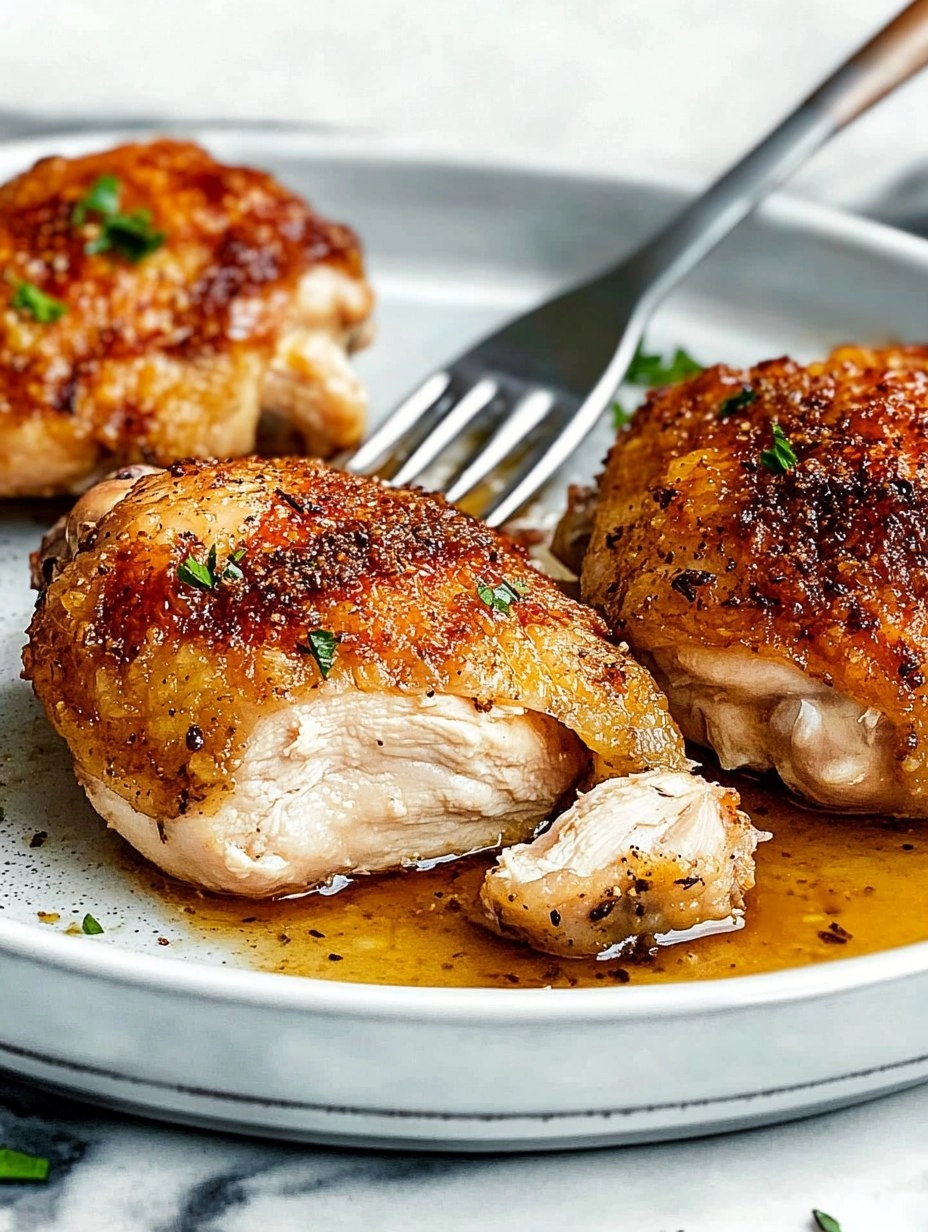 Baked Chicken Thighs | Juicy Oven-Roasted Chicken
