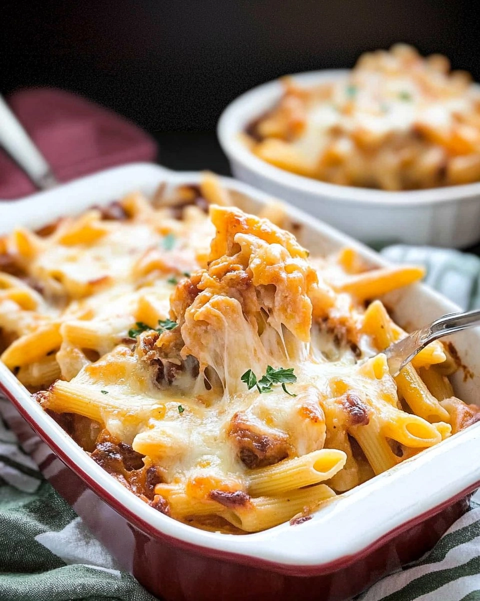 Baked-Penne-Cheesy-Oven-Baked-Pasta-Casserole-Recipe