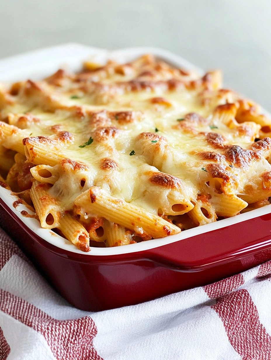 Baked Penne | Cheesy Oven-Baked Pasta Casserole