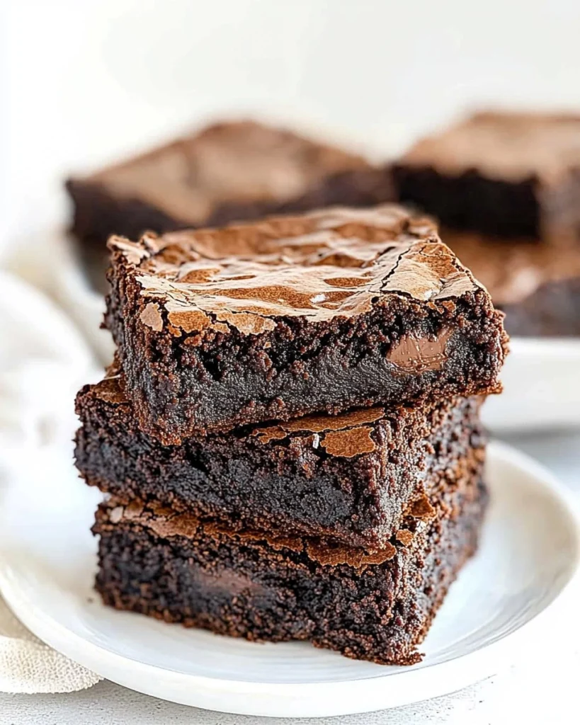 Brownies-Fudgy-Dark-Chocolate-Brownies-Recipe