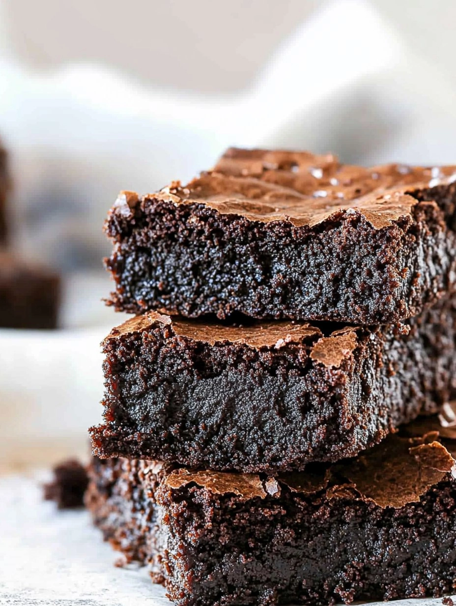 Brownies | Fudgy Dark Chocolate Brownies