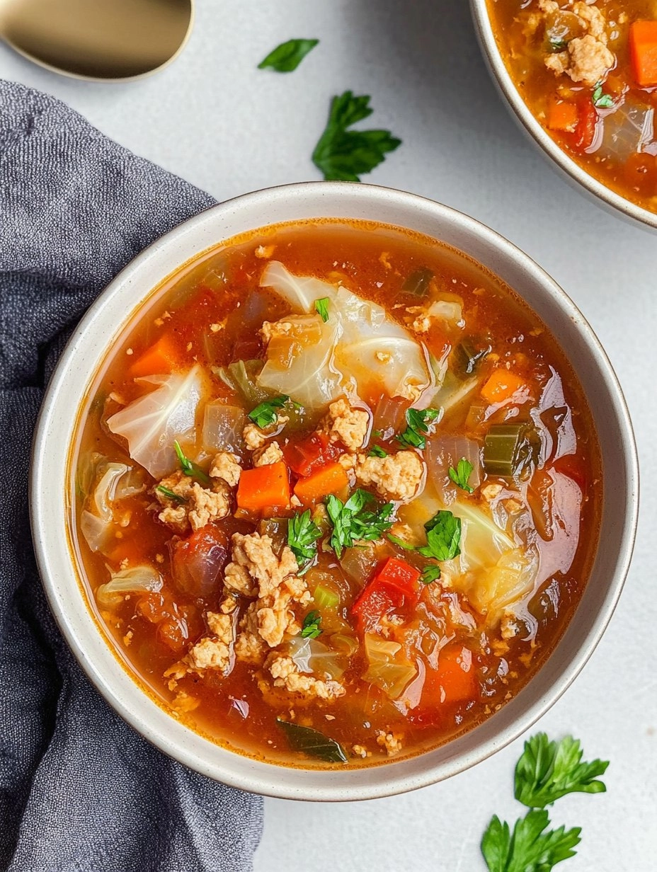 Cabbage Roll Soup (All the Flavor, No Rolling)