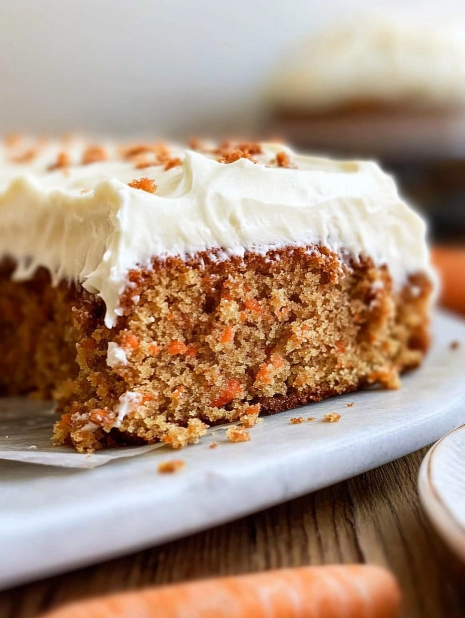 Carrot Cake Sheet Cake with Thick Cream Cheese Frosting 116 Carrot Cake Sheet Cake with Thick Cream Cheese Frosting