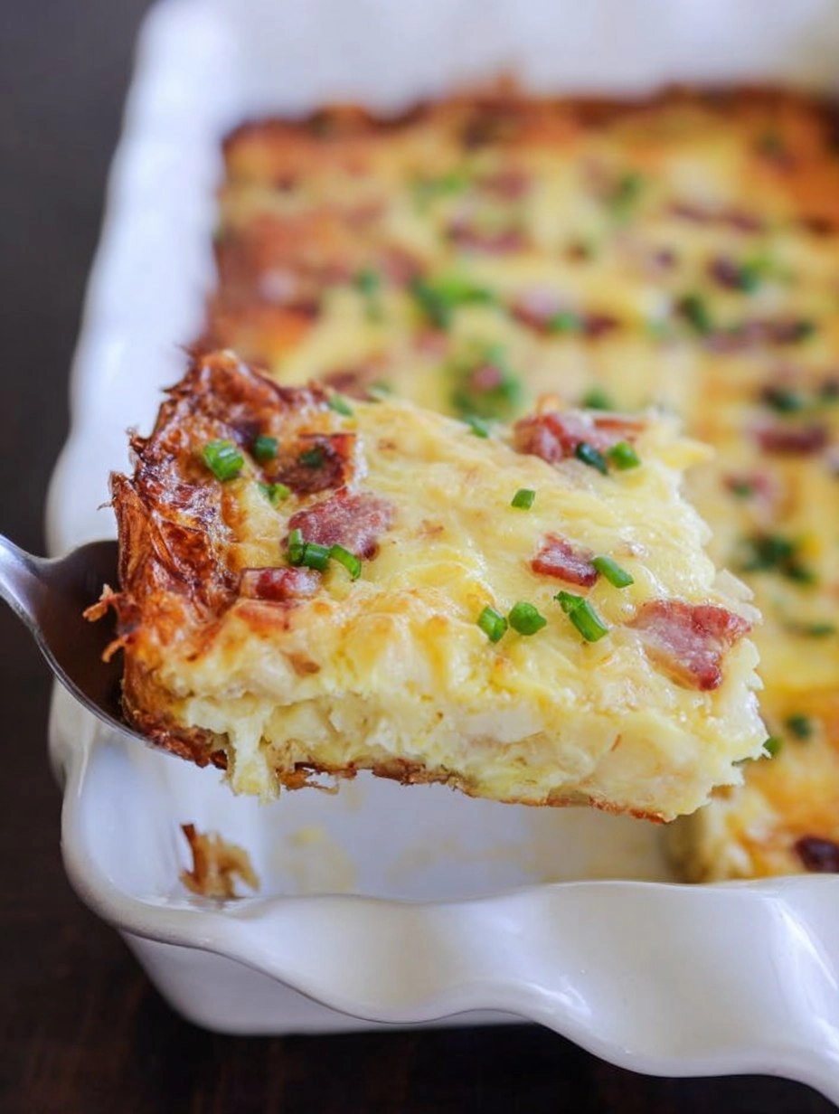 Cheesy Hash Brown Egg Bake (Crowd-Pleasing Easter Brunch Casserole) 101 Cheesy Hash Brown Egg Bake (Crowd-Pleasing Easter Brunch Casserole)