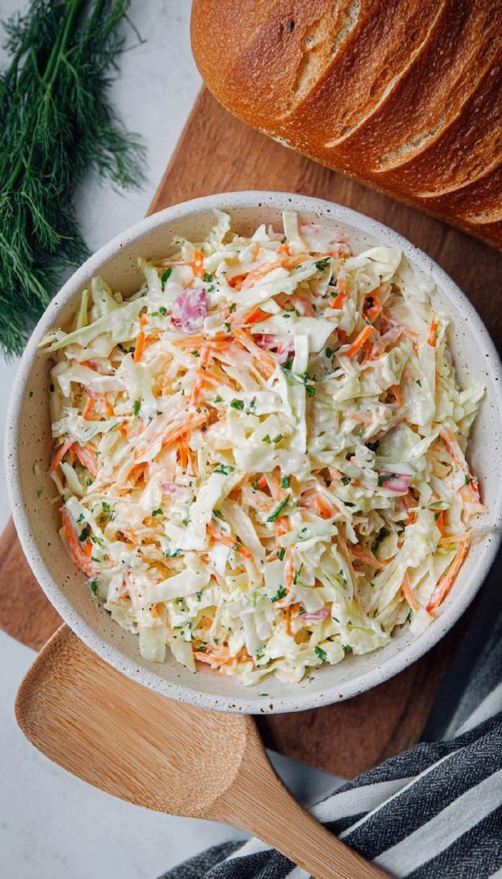 Classic Creamy Coleslaw (Better Than Deli-Style)