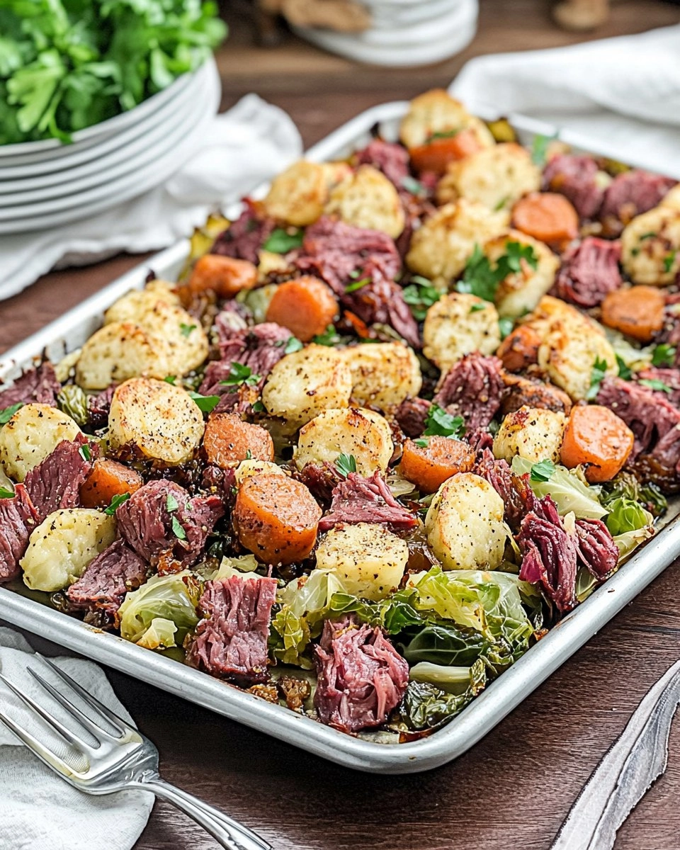 Corned Beef & Cabbage Sheet-Pan Dinner (No Boiling Pot Required)
