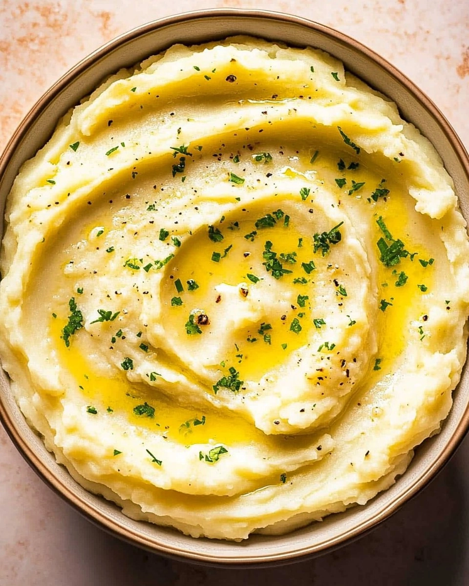 Creamy Garlic Mashed Potatoes (Restaurant Style)