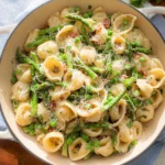 Creamy Lemon Asparagus Pasta with Peas & Parmesan 153 Creamy-Lemon-Asparagus-Pasta-with-Peas-Parmesan-Recipe