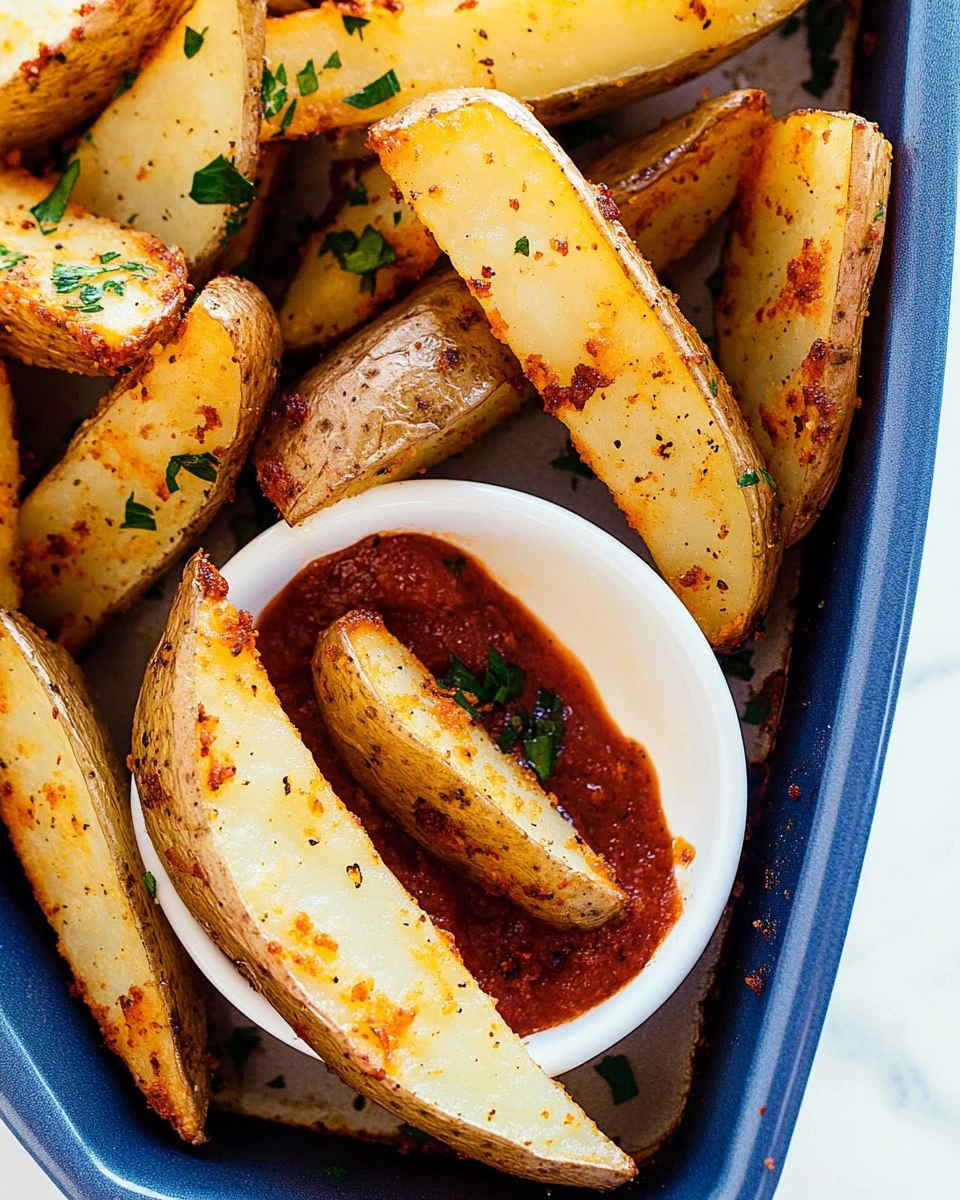 Crispy Oven-Baked Potato Wedges (Pub Style)