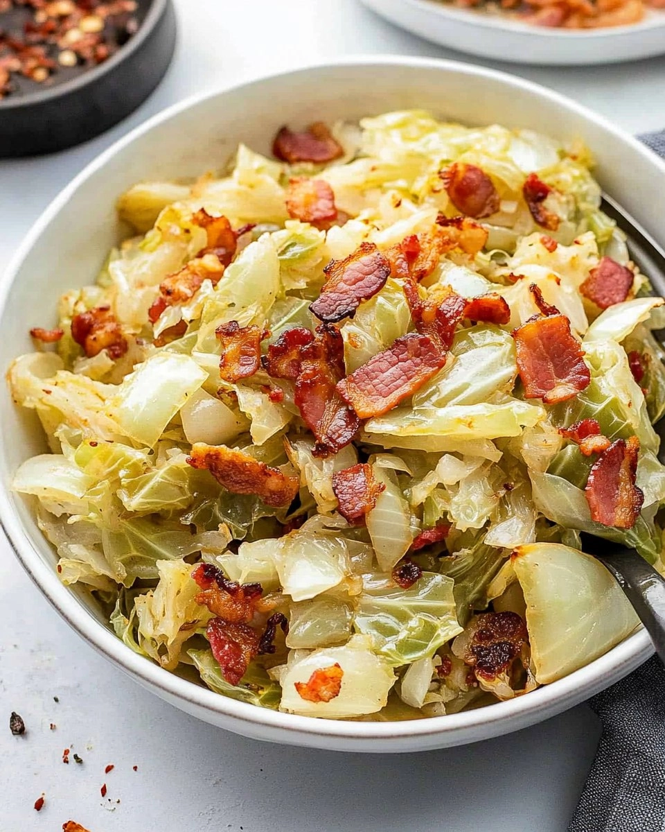 Crispy-Pan-Fried-Cabbage-with-Bacon-Onions-Recipe