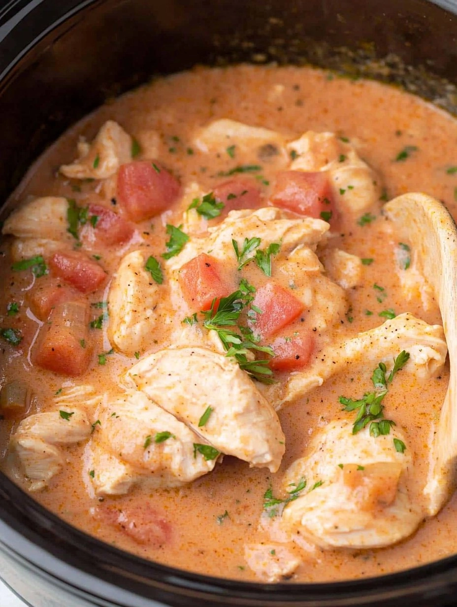 Crockpot Chicken Paprikash