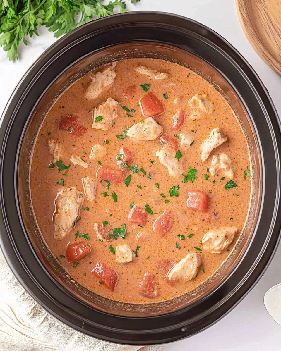Crockpot Chicken Paprikash