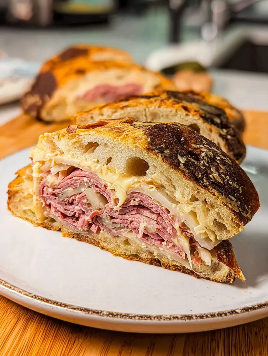 Crockpot Reuben Sandwiches 