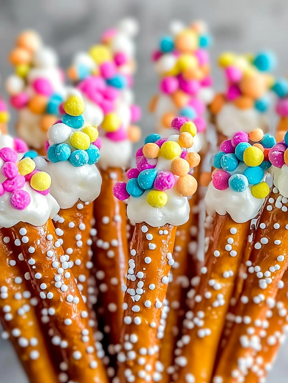 Dr. Seuss Truffula Tree Pretzel Rods to Delight Kids!