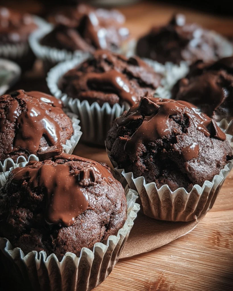Easy-Double-Chocolate-Muffins-Recipe