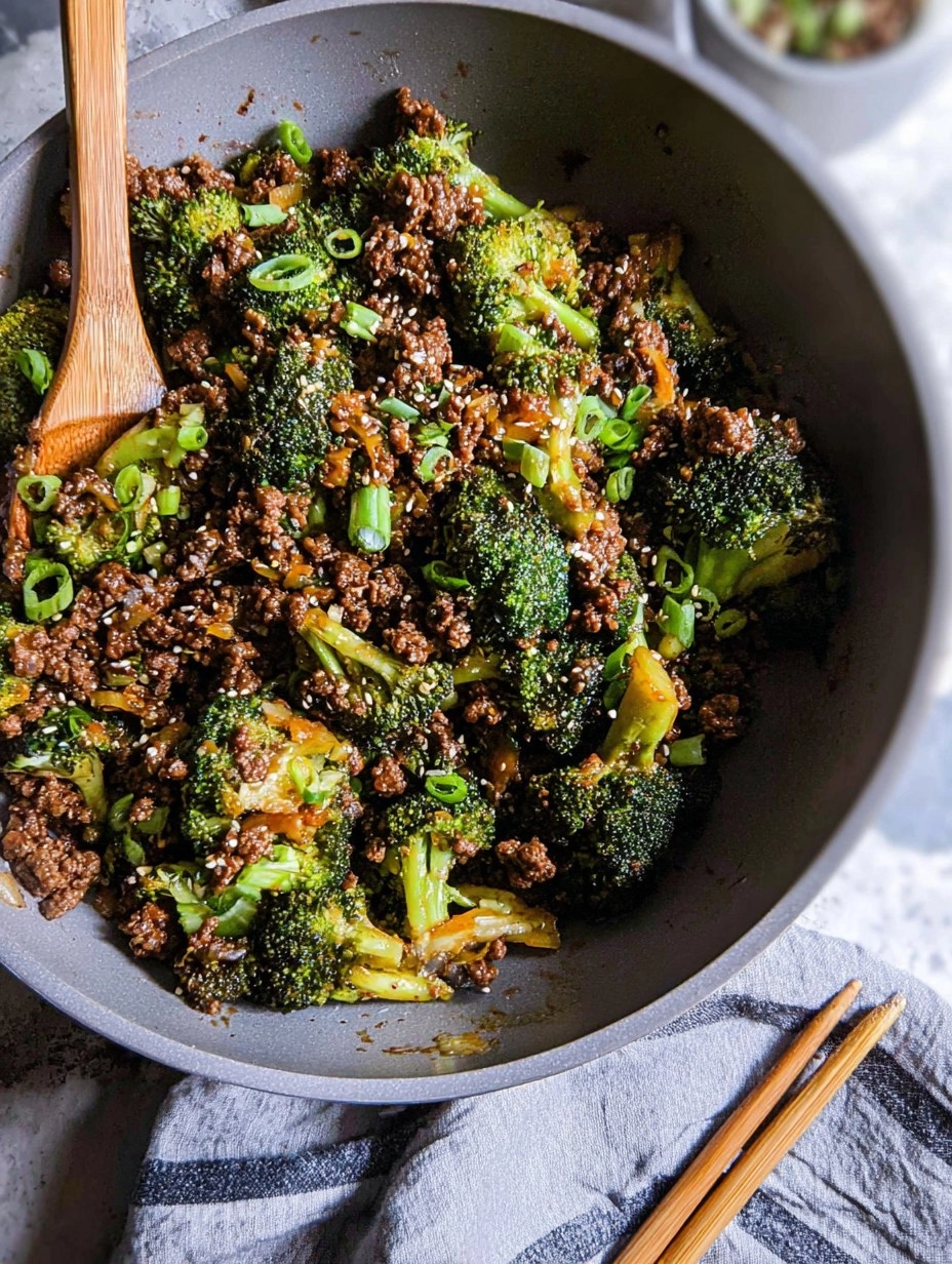 Easy Ground Beef and Broccoli 116 Easy Ground Beef and Broccoli