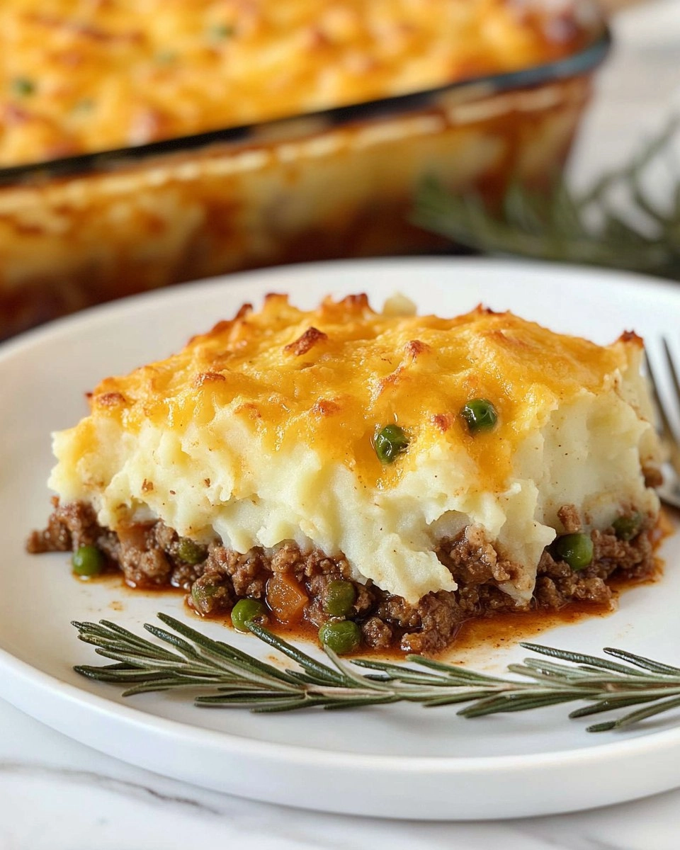 Easy Shepherd’s Pie with Cheesy Mashed Potato Topping
