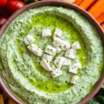 Green-Goddess-Yogurt-Dip-with-Veggie-Platter-Recipe