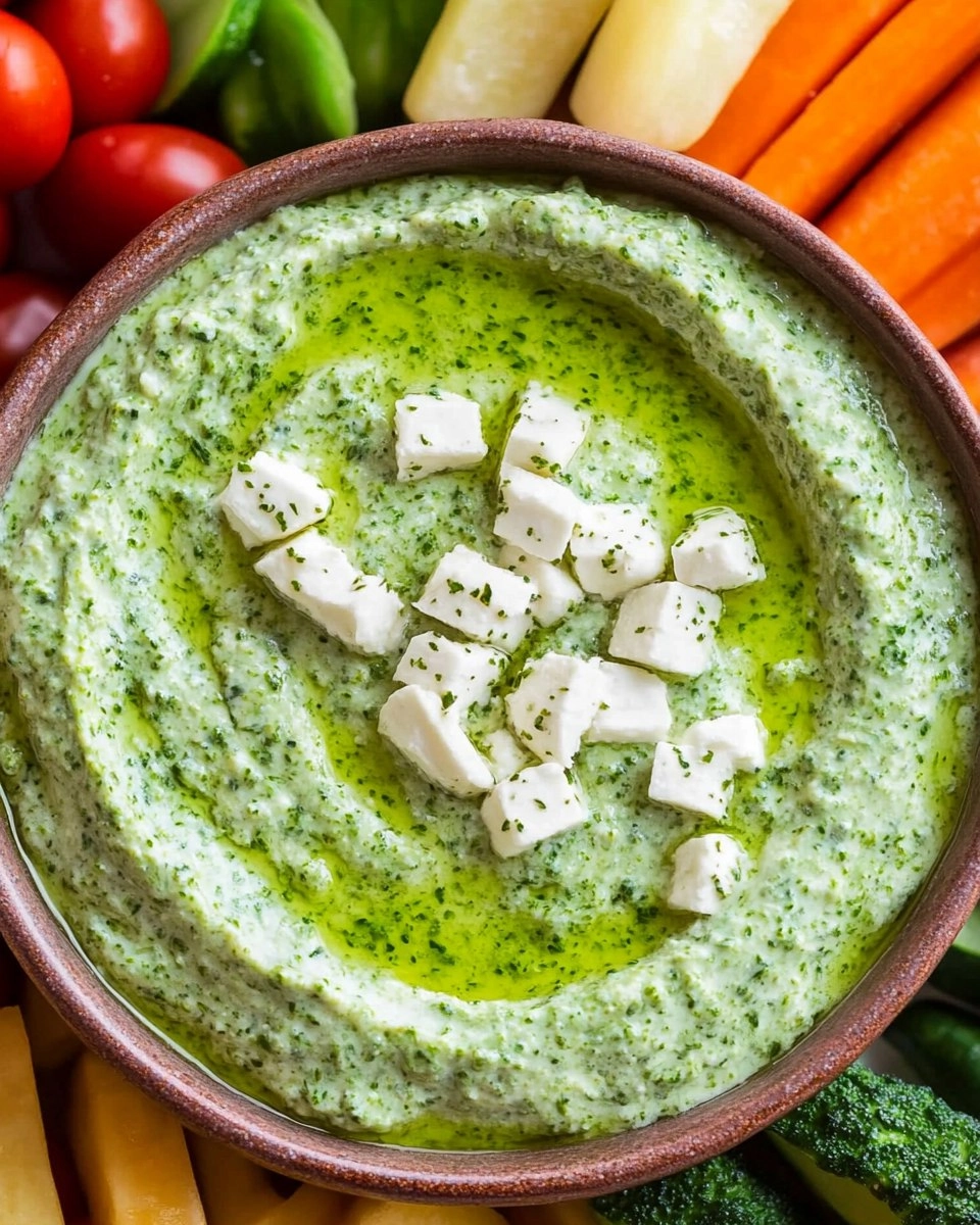 Green-Goddess-Yogurt-Dip-with-Veggie-Platter-Recipe