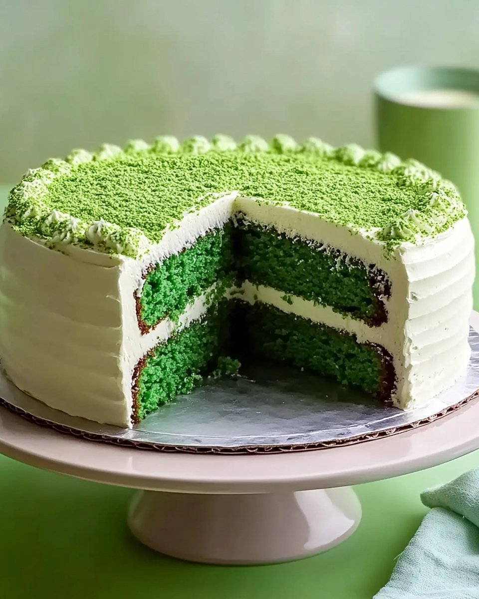 Green Velvet Cake