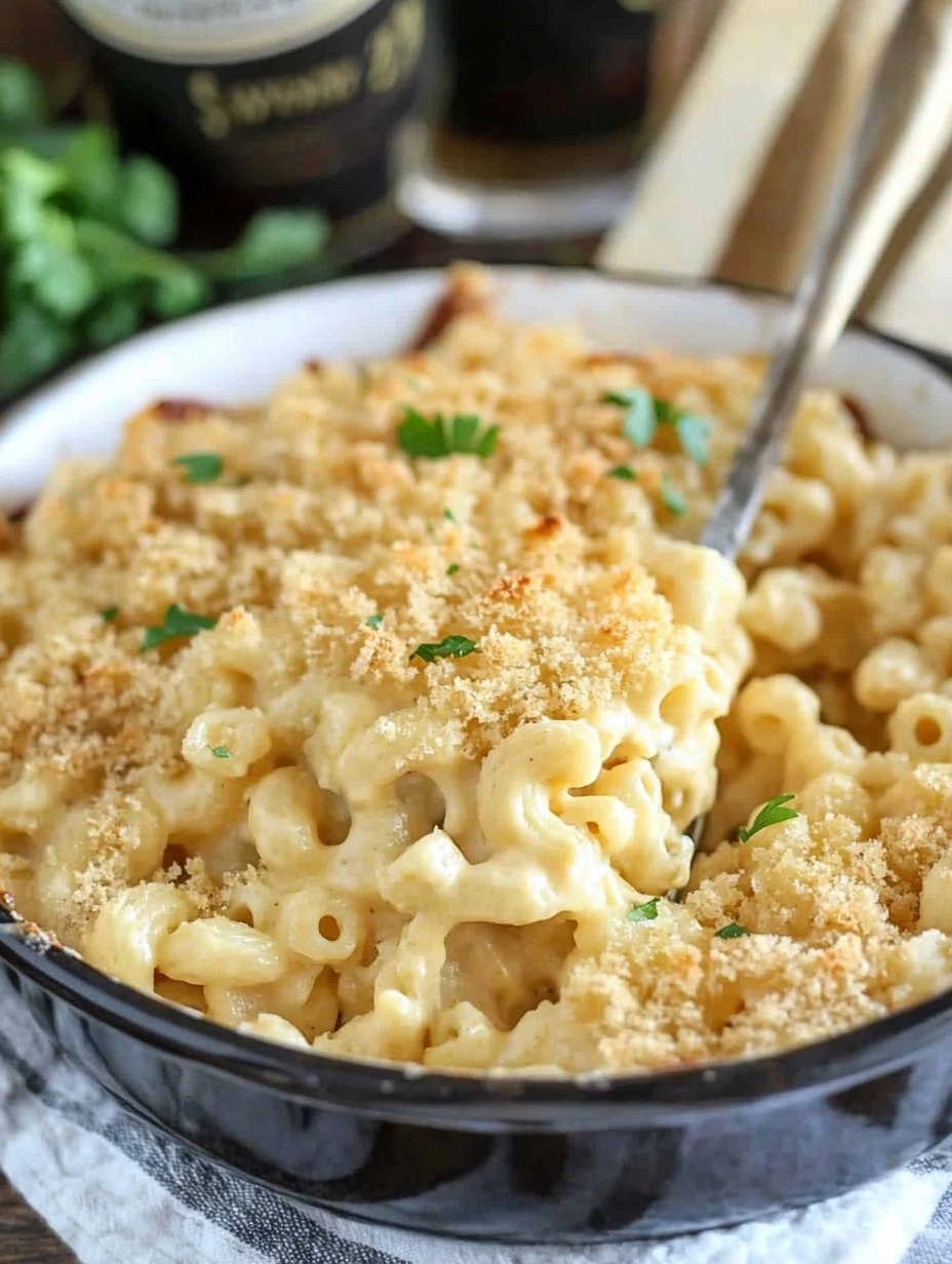 Irish Cheddar & Stout Mac and Cheese Bake