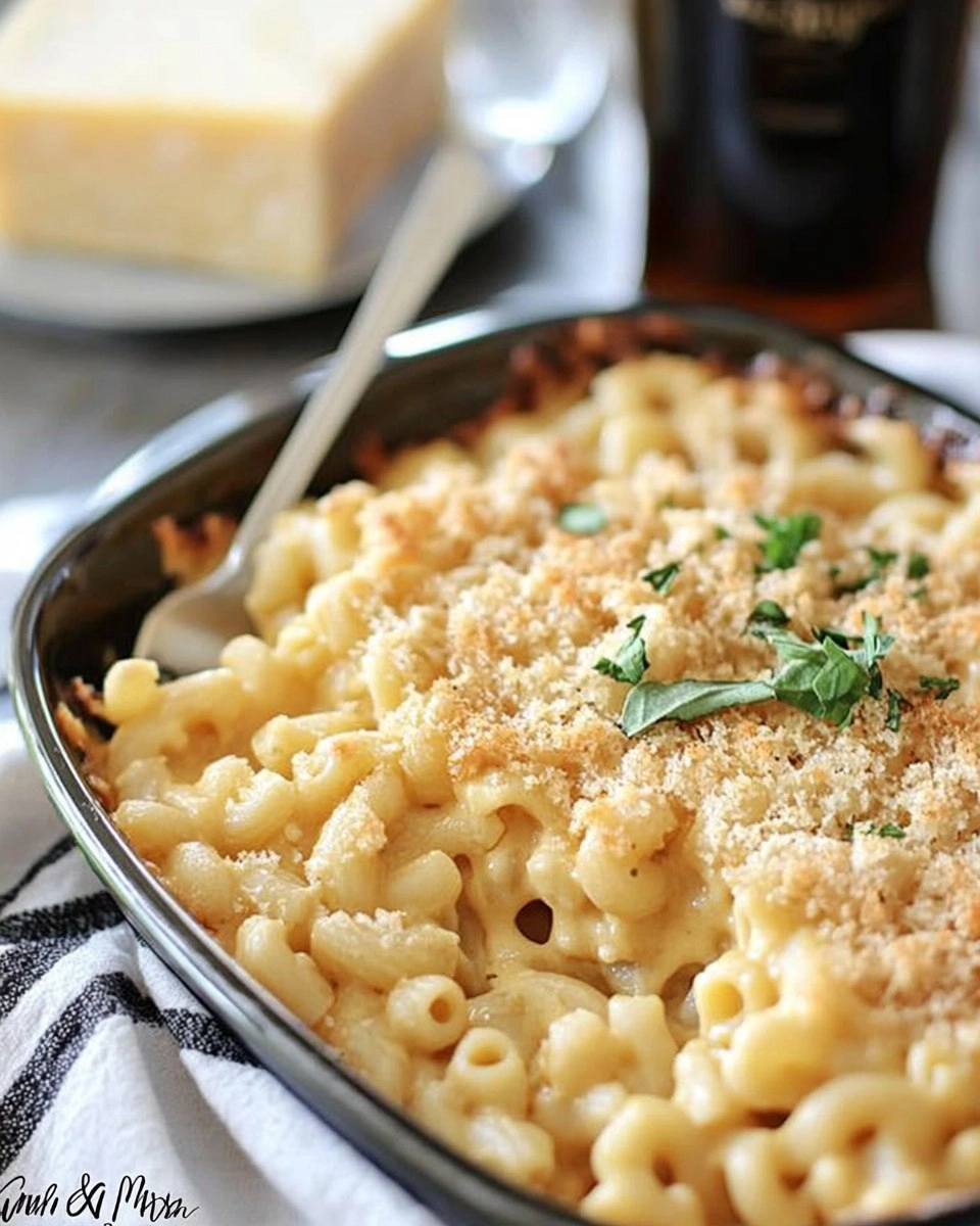 Irish Cheddar & Stout Mac and Cheese Bake