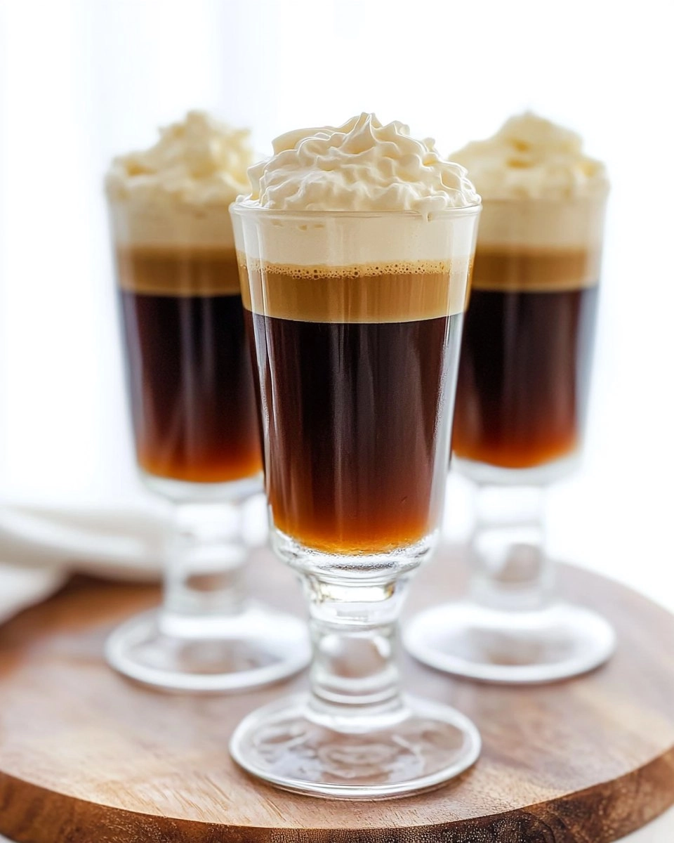 Irish Coffee with Whipped Cream (Hot or Iced Version)