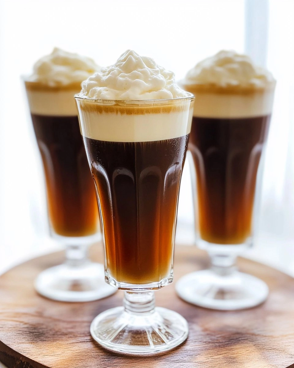 Irish Coffee with Whipped Cream (Hot or Iced Version)
