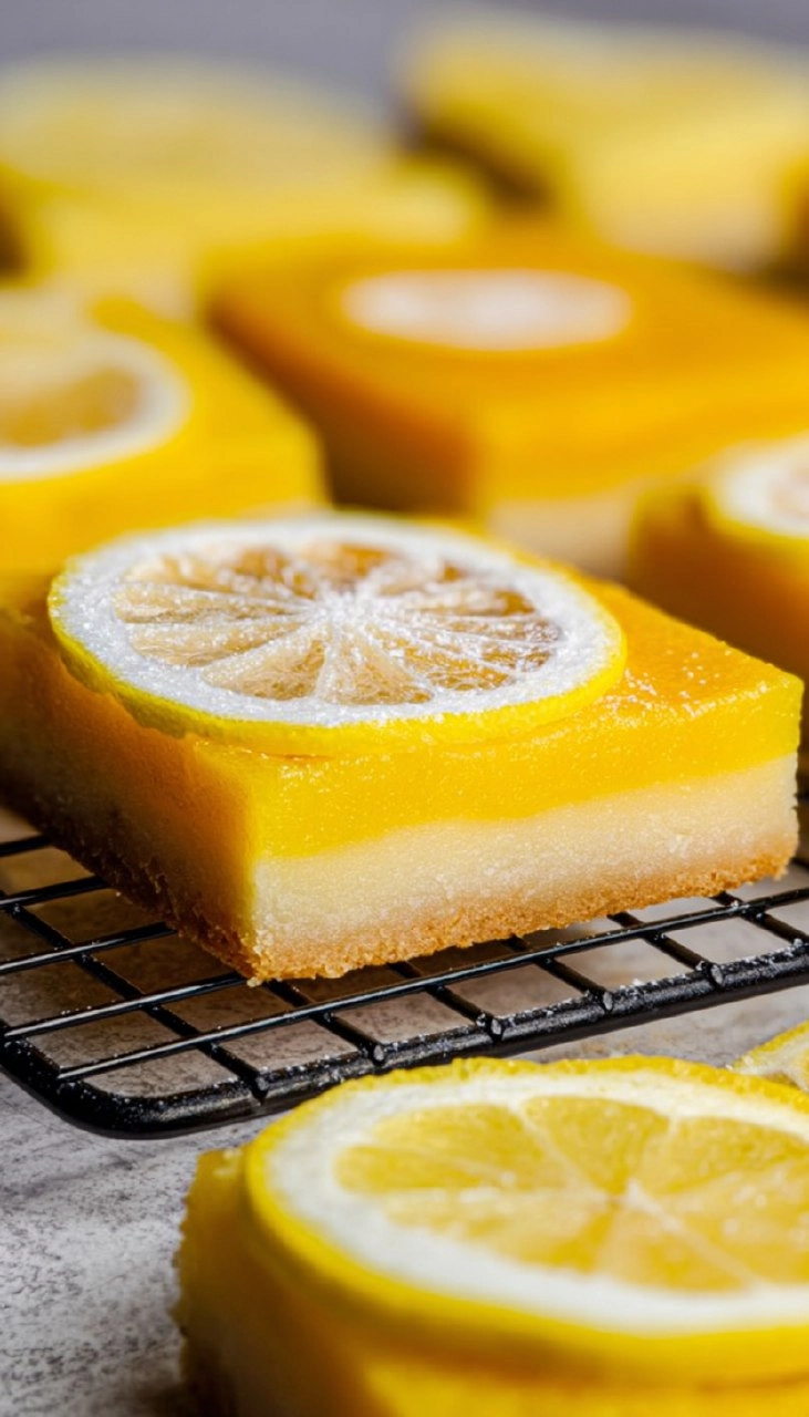 Meyer Lemon Bars with Extra Buttery Shortbread Crust 127 Meyer Lemon Bars with Extra Buttery Shortbread Crust