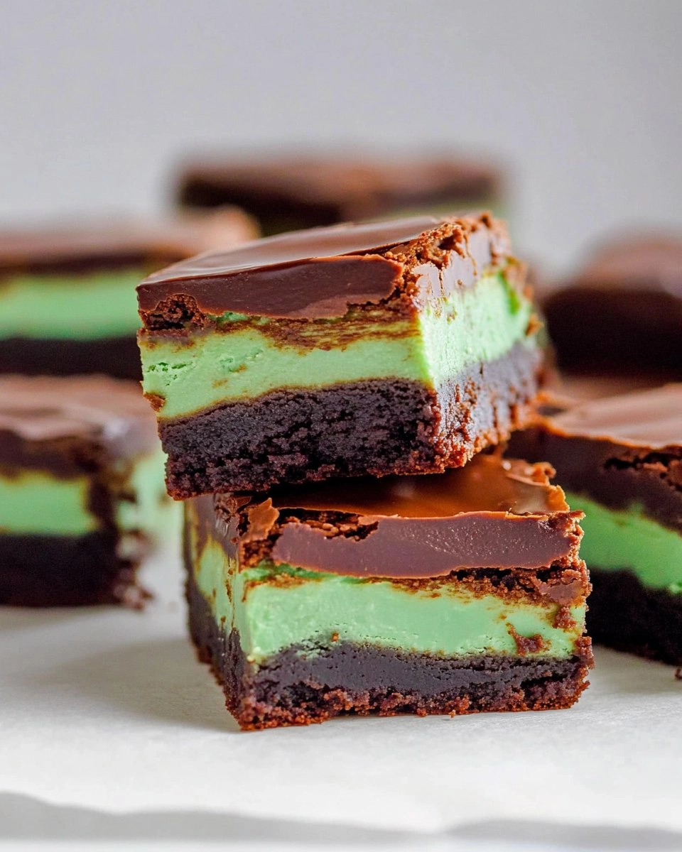Mint-Chocolate-Brownies-Easy-St-Patricks-Day-Fudgy-Brownies-Recipe