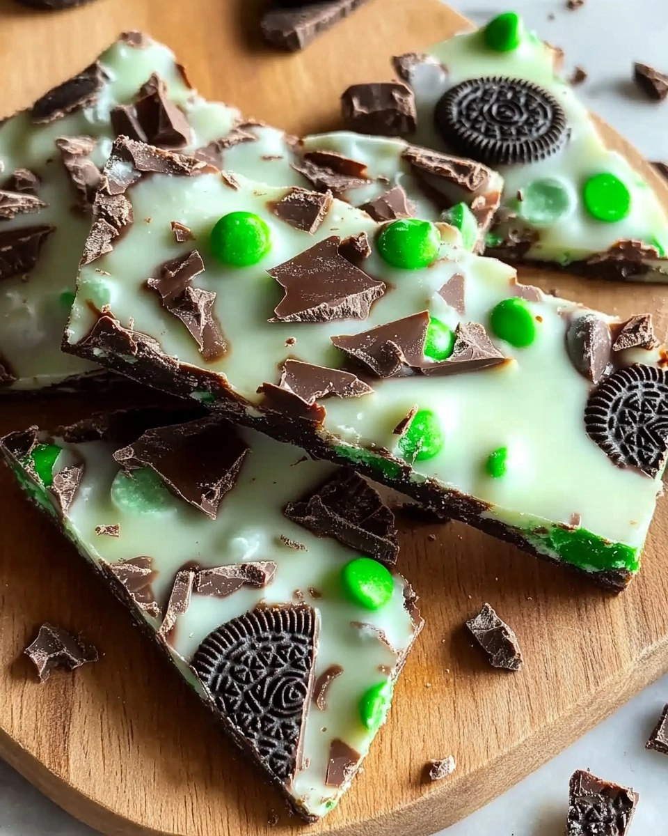 Mint Oreo Chocolate Bark