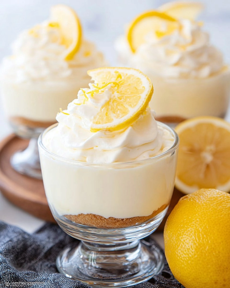 No-Bake Lemon Cheesecake Cups with Vanilla Cookie Crust 4 No-Bake-Lemon-Cheesecake-Cups-with-Vanilla-Cookie-Crust-Recipe