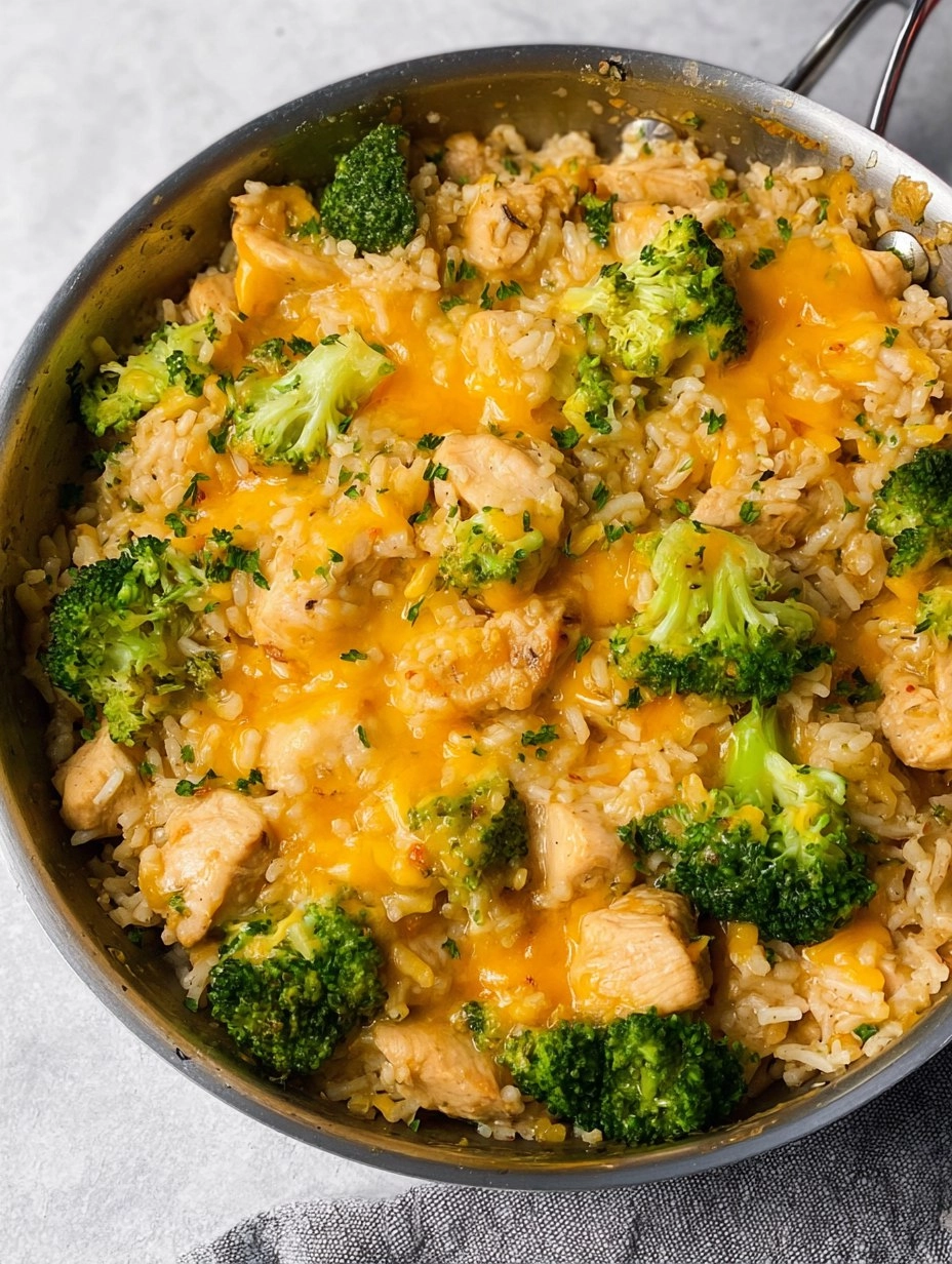 One Pan Cheesy Chicken Broccoli and Rice 126 One Pan Cheesy Chicken Broccoli and Rice