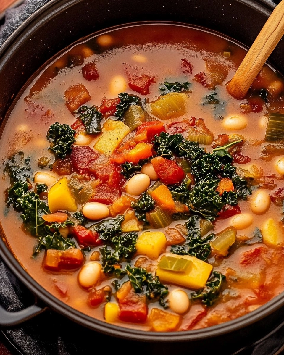 One-Pot-Creamy-Tuscan-White-Bean-Kale-Soup-Recipe