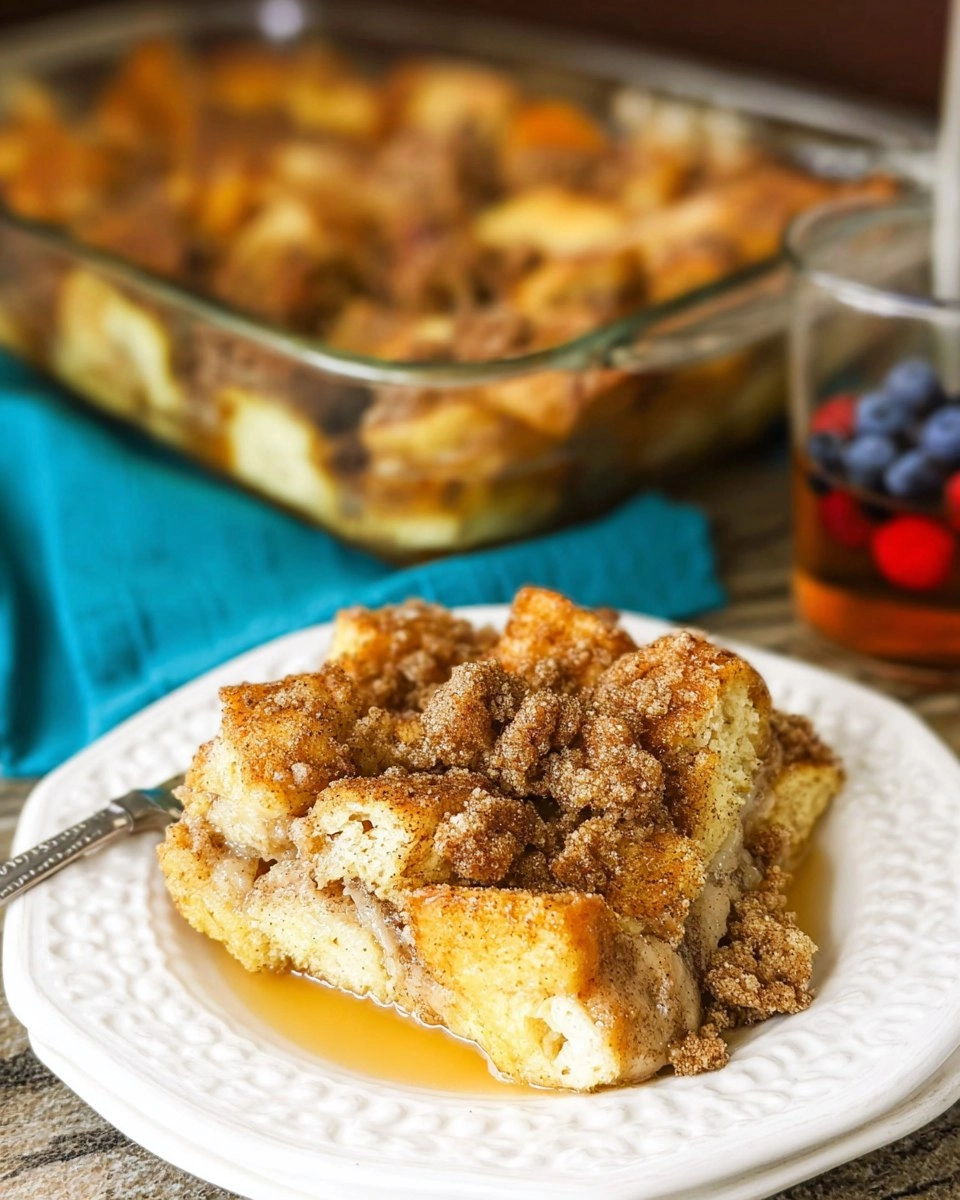 Overnight French Toast Casserole with Cinnamon Streusel 122 Overnight French Toast Casserole with Cinnamon Streusel