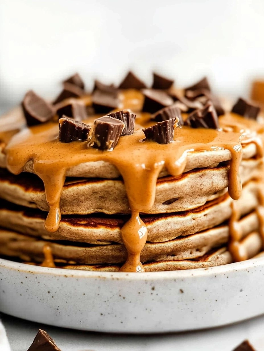 Peanut Butter Cup Protein Pancake Bowl