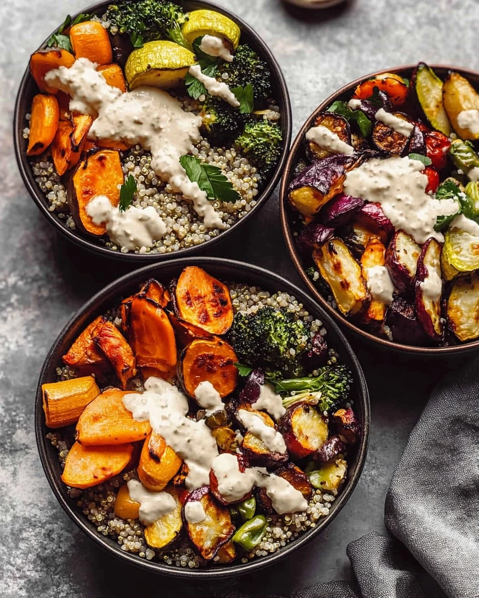 Quinoa Buddha Bowl | Healthy Grain Bowl with Roasted Veggies