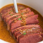 Slow-Cooker-Maple-Mustard-Corned-Beef-Recipe
