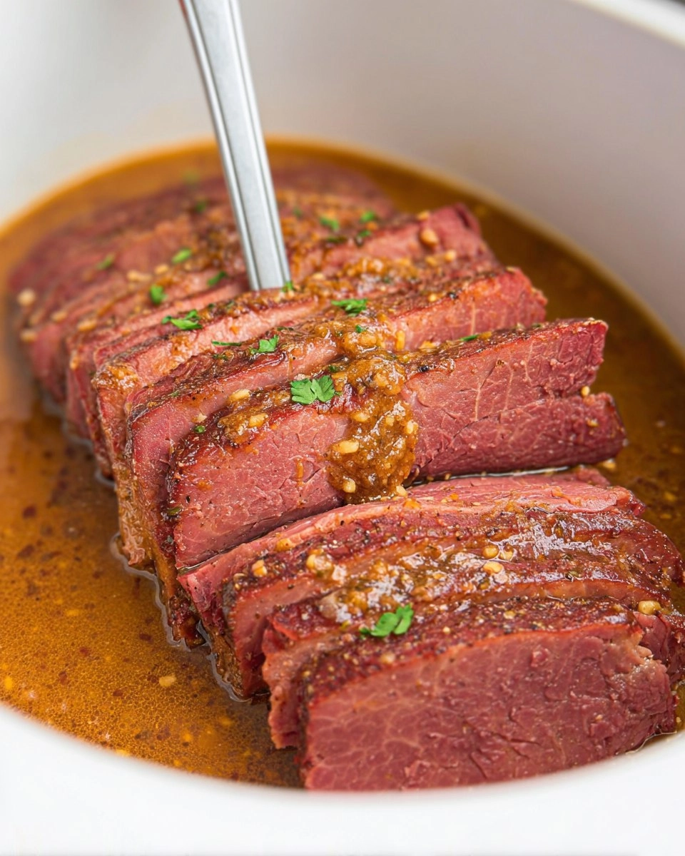Slow-Cooker-Maple-Mustard-Corned-Beef-Recipe
