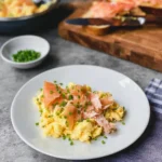 Soft Scrambled Eggs with Smoked Salmon & Chives (Toast or Bagel) 68 Soft-Scrambled-Eggs-with-Smoked-Salmon-Chives-Toast-or-Bagel-Recipe