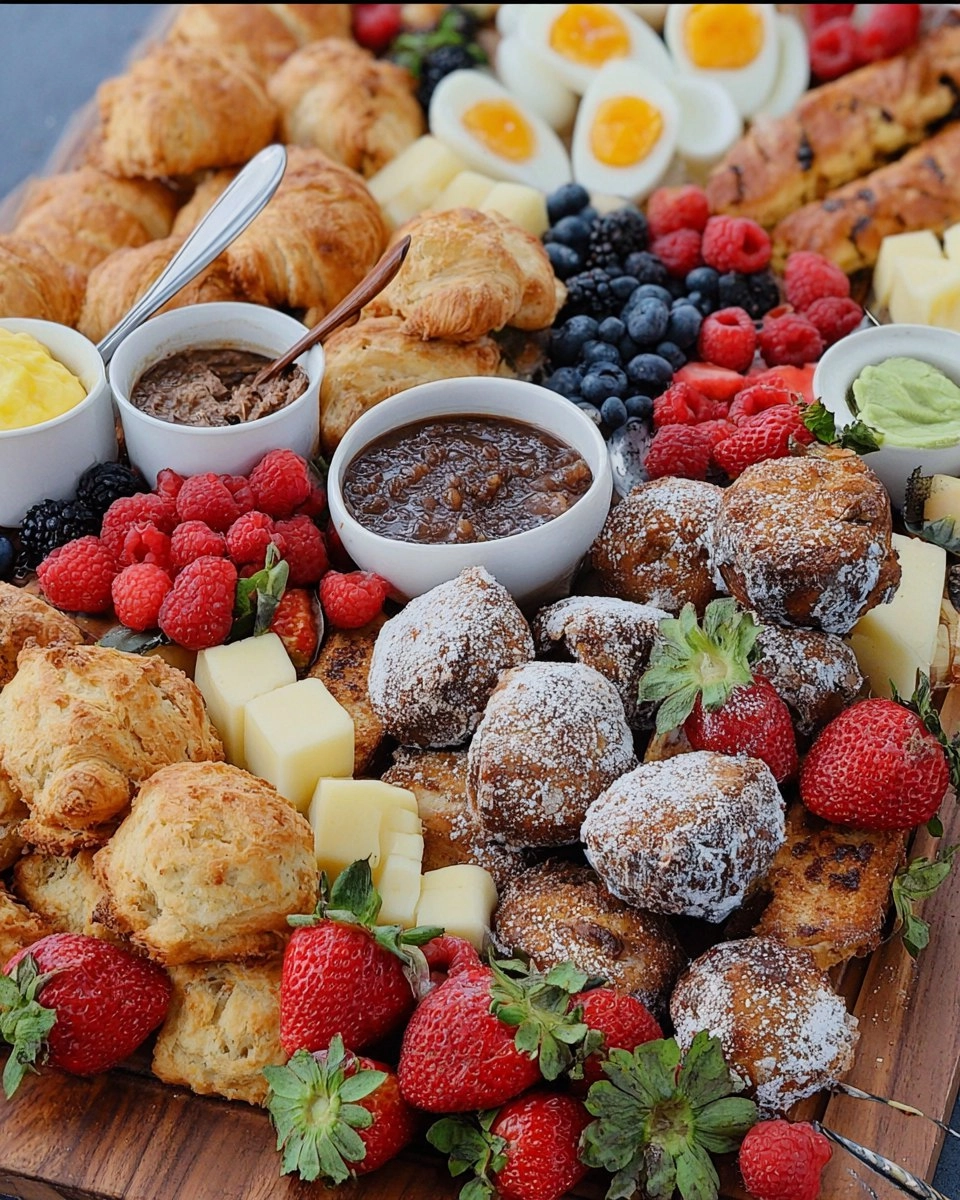 Spring Brunch Board with Eggs, Pastries, Fruit & Dips 1 Spring-Brunch-Board-with-Eggs-Pastries-Fruit-Dips-Recipe