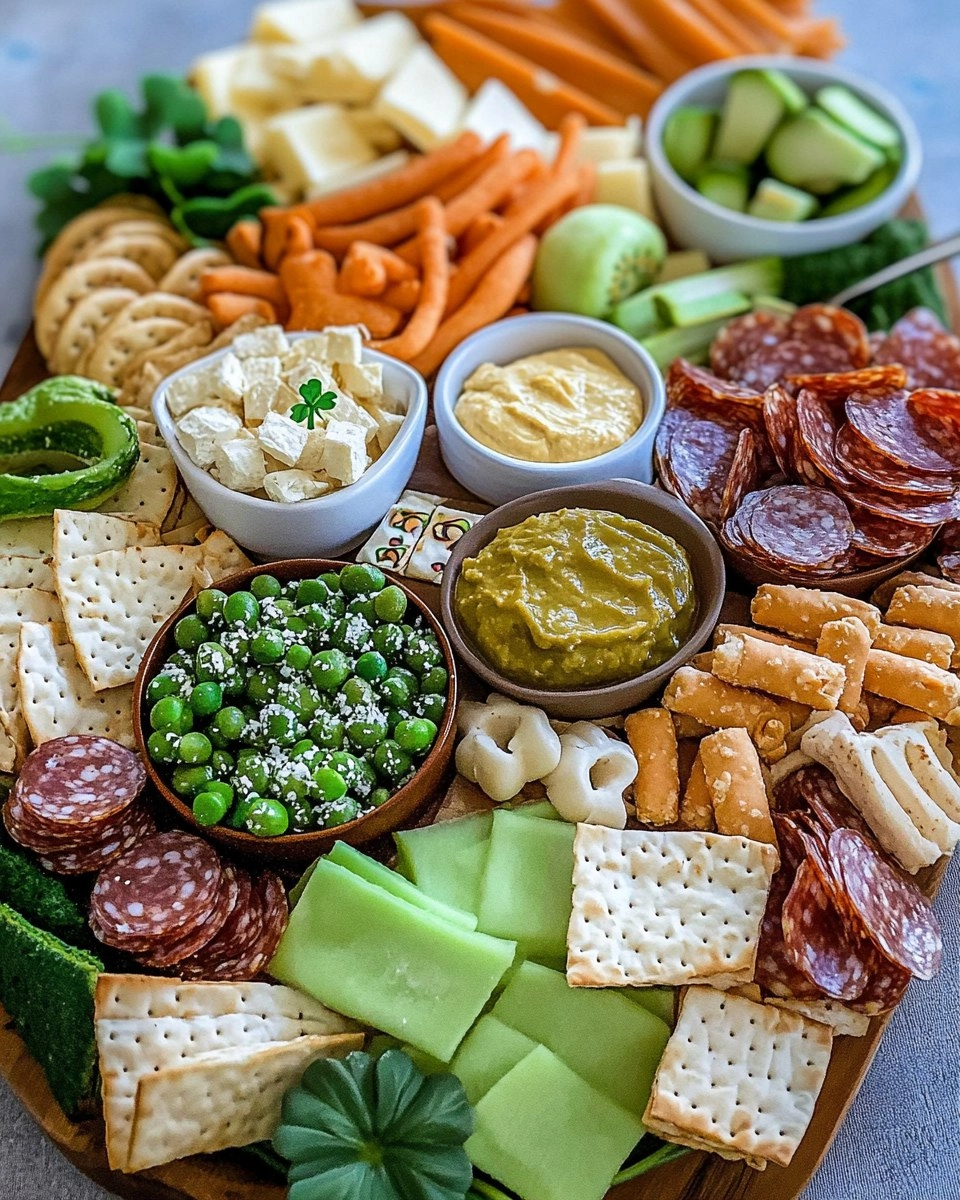 St Patrick's Day Charcuterie Board | Easy Snack Platter