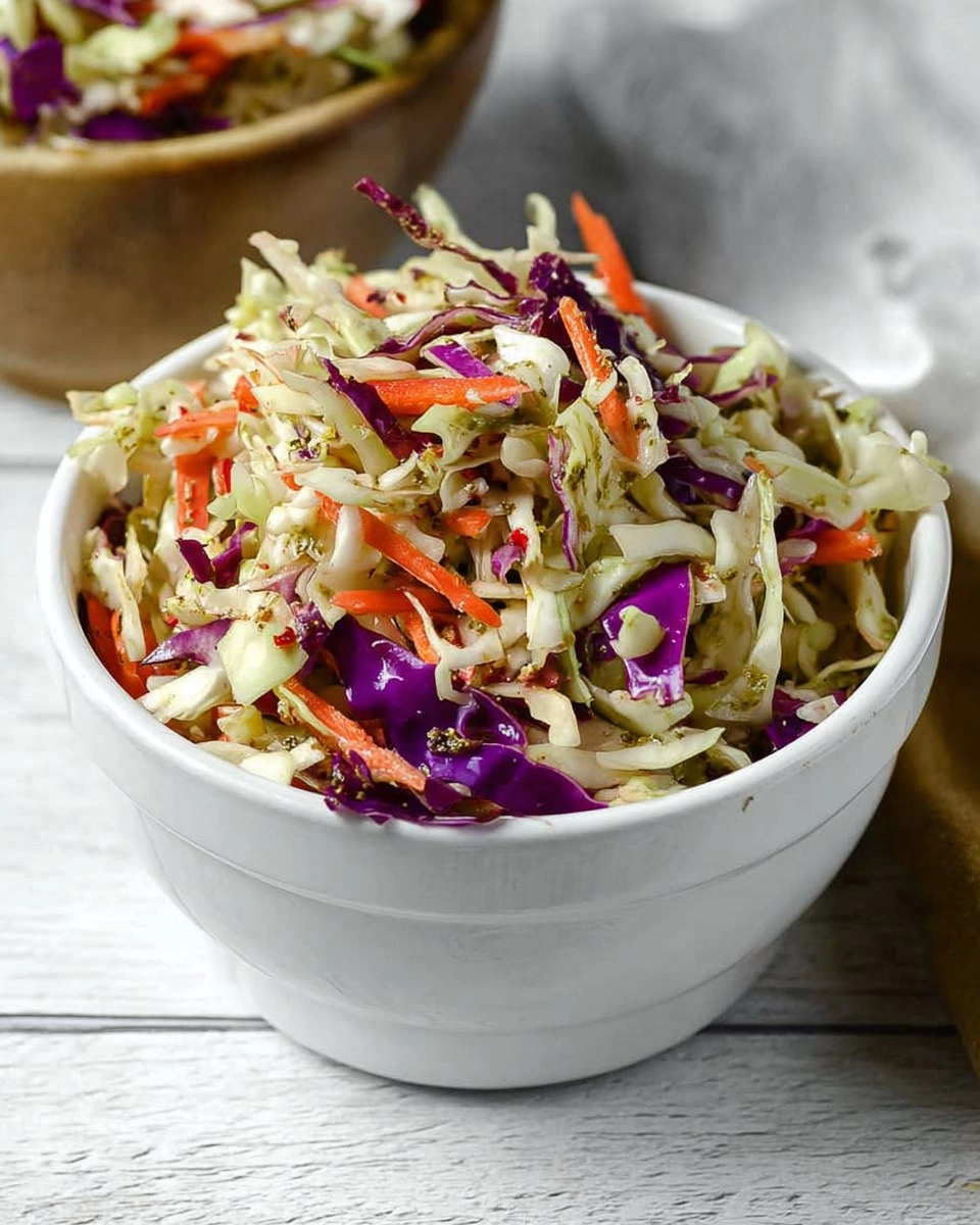 Tangy Vinegar Coleslaw (No Mayo, Summer-Ready) 3 Tangy-Vinegar-Coleslaw-No-Mayo-Summer-Ready-Recipe