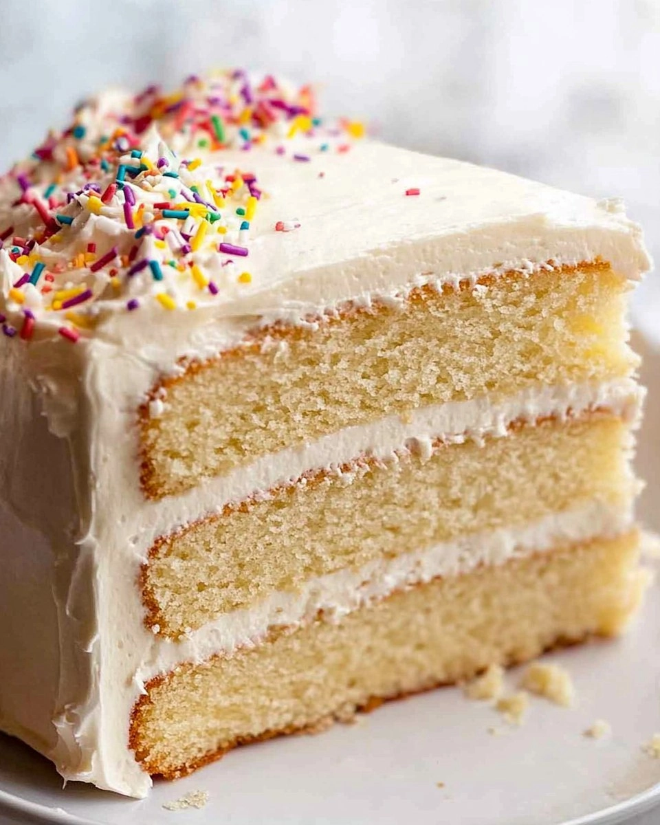 Vanilla Cake | Easy Homemade Vanilla Layer Cake